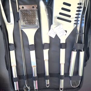 BBQ Tool Set Stainless Steel